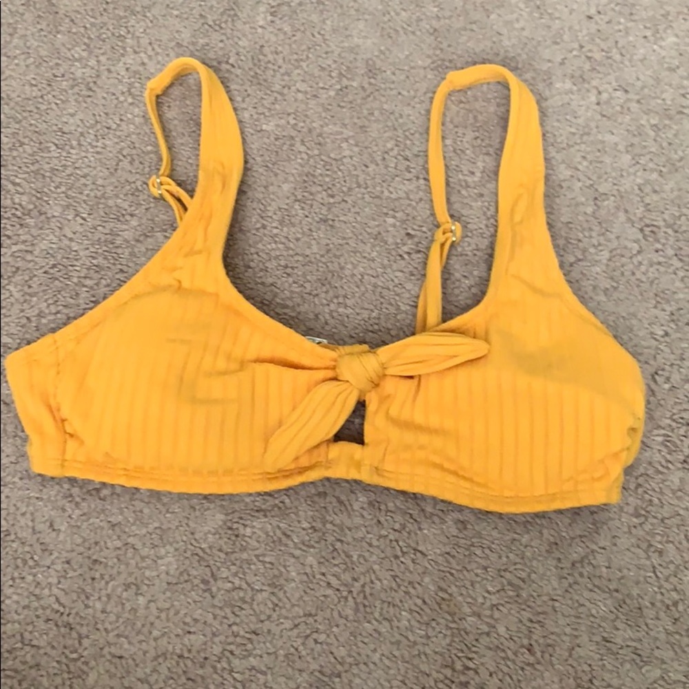 Yellow Bikini Top